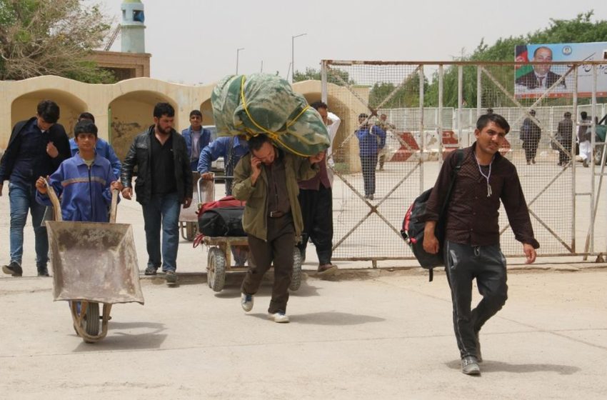 بیشتر از 800 مهاجر افغان به گونه ای اجباری از ایران اخراج شده است