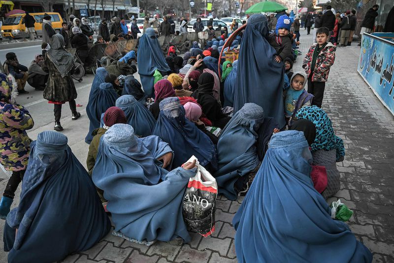  هفتاد فیصد گداهای جمع آوری شده از شهر کابل زنان هستند
