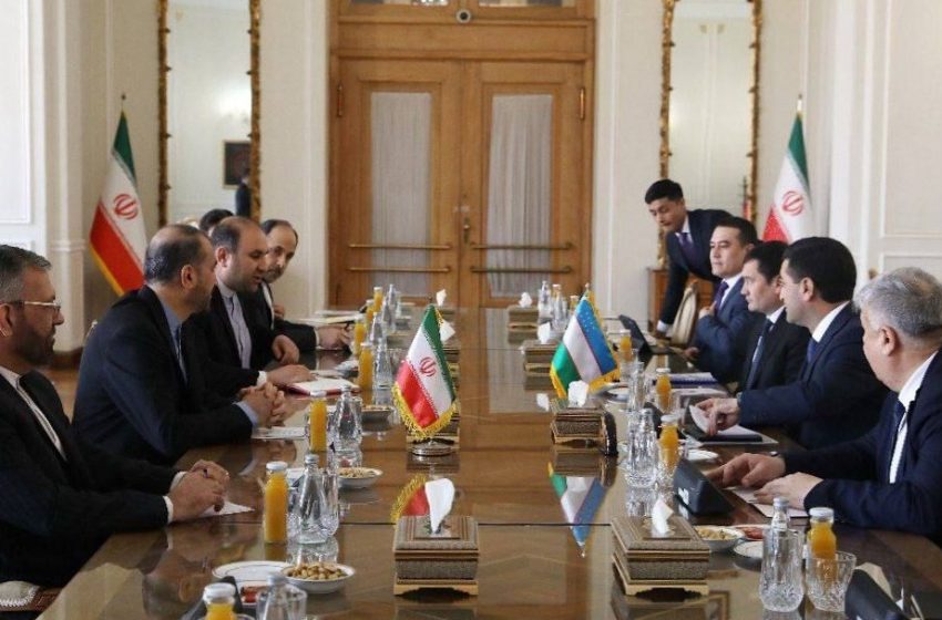  دیدار وزرای خارجه ایران و اوزبیکستان؛ بر لزوم همکاری کشورهای همسایه با افغانستان تأکید شده است